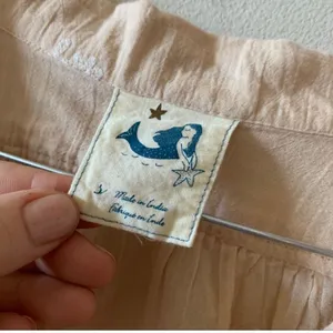 Anthropologie Mermaid Label Cream Shoreward Beach Dress thumbnail 7