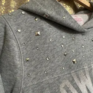 PINK Victorias Secret Vintage NFL Dallas Cowboys Rhinestone Hoodie Medium thumbnail 3