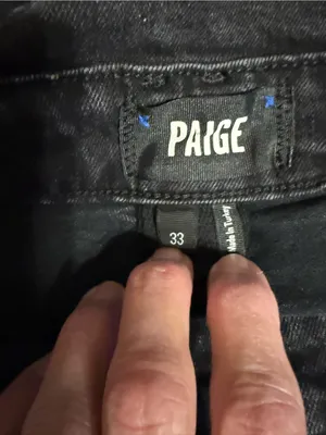 NWT PAIGE Black Washed Denim Overalls thumbnail 7