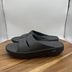 OOFOS OOriginal Recovery Slide Sandals Black Beach‎ Comfort Men's 7 Women's 9 thumbnail 3