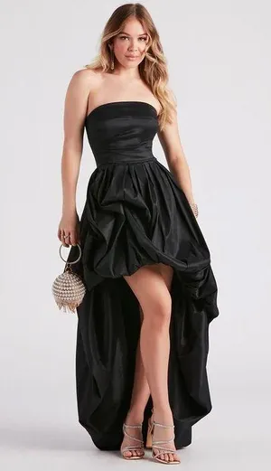 Windsor black formal high low dress thumbnail 1