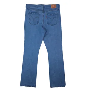 Levis Jeans Womens‎ 12M (33x32) Blue Classic Bootcut Denim Mid Rise Stretch Y2K thumbnail 2