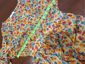 ImVely Women Floral Maxi Dress in Yellow Multicolor thumbnail 2