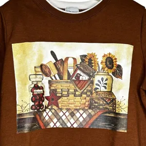 Vintage Only Necessities Brown Shirt thumbnail 2