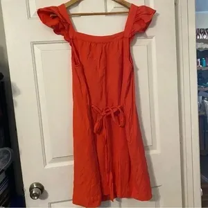 LOFT Fire Lily Shift Dress w/‎ Pockets Size M thumbnail 6