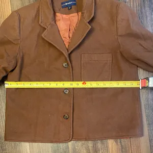 Elegant Brown Blazer Size M thumbnail 11