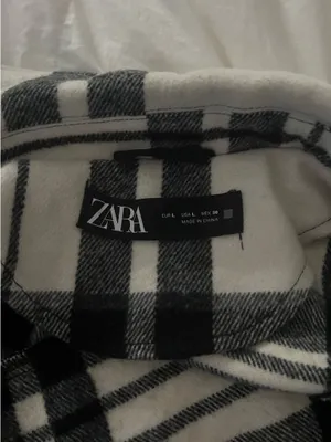 ZARA Plaid Shacket thumbnail 3