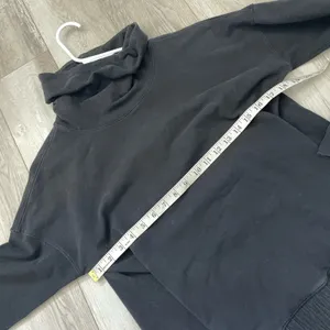 Lululemon Pullover Sweater stress less turtleneck womens Black size 6 athleisure thumbnail 4