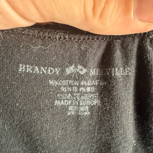 Brandy Melville‎ Black Mesh Overlay Mini Skirt Lettuce Trim Bow Detail One Size thumbnail 4