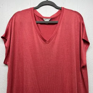 Orvis Womens Knit Top XXL Short Sleeve Stretch Relaxed Casual Workwear thumbnail 3