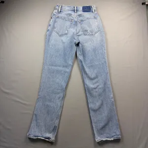 Abercrombie & Fitch Jeans 90's Straight Ultra High Rise Curvy 26 Short Light thumbnail 2