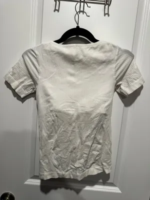 Lululemon Short Sleeve Top White thumbnail 2