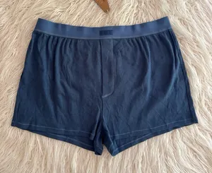 Skims Cotton Rib Loose Boxer Harbor Size Large thumbnail 1