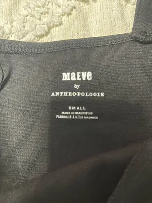 Maeve One-Shoulder Black Crop Top thumbnail 4