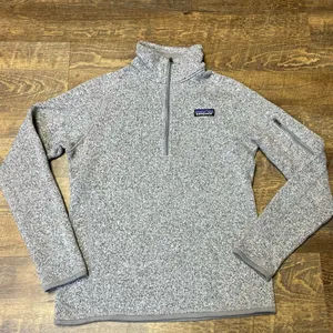 Patagonia Better Sweater Fleece 1/4 Zip Pullover Women's Small Gray Jacket Top thumbnail 1