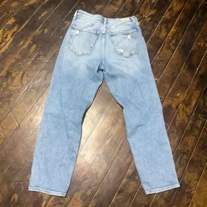 Silver Borebank light wash holey wide leg distressed 31 jeans thumbnail 3