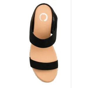 Journee NEW Alissa Wedge Heel Espadrille Sandals 12 $90 thumbnail 5