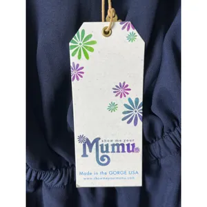 Show Me Your Mumu Kendall Maxi Dress Navy Blue Wedding Bridesmaid Large New thumbnail 7