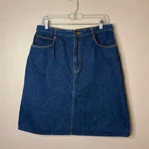 Vintage 90s Gitano blue denim mini skirt fitted grunge boho festival 10/12 thumbnail 1