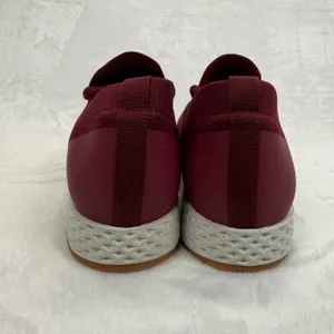 J/Slides Urban Sport Sneakers Knit Maroon‎ Lace Up Comfort Shoes Size 7 thumbnail 5