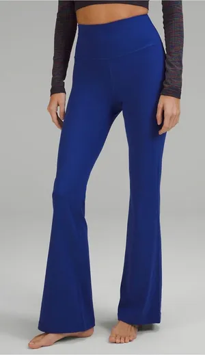 Lululemon Groove Nulu High-Rise Flared Pant Short in Psychic thumbnail 1