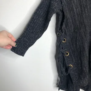 Soft‎ Surroundings Tunic Sweater Black Small/Medium thumbnail 5