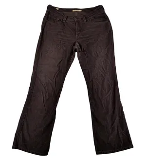 Levis Premium Middy Ankle Bootcut Corduroy‎ Pants Brown A5563-0004 Womens 28x29 thumbnail 1