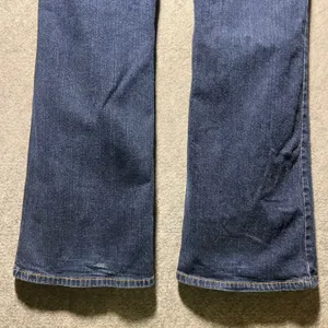 Daisy Anchor Blue‎ Bootcut Jeans Size 15 Y2K Low Rise Stretch Denim thumbnail 9