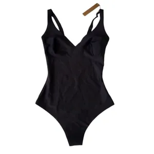 Skims Body (G22) Plunge Bodysuit Shapewear Onyx Black XL NWT thumbnail 4