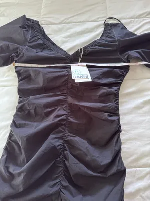 Ganni rouge dress size 36 NWT thumbnail 4