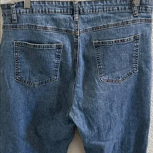 COS Embroidered Black Lace & Embellished Blue Jeans Size 14 thumbnail 5