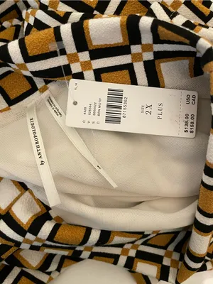 NWT Anthropologie Geometric The Maya Ruched Cowl-Neck Dress Printed Mini 2X thumbnail 10