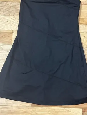 Zella Womens Tennis Dress Black Stretch Scoop Neck Spaghetti Strap Solid XS New thumbnail 5
