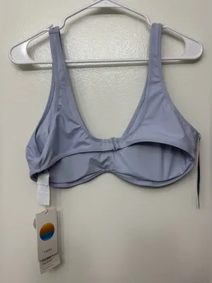 NWT Vuori Aqua Triangle Bikini Top | Women’s Swimwear | Sporty Beach Top thumbnail 4
