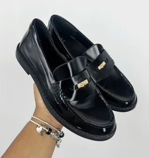 A New Day Black Loafers Woman's Size 7 Grunge Goth thumbnail 1