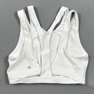 Lululemon‎ All Powered Up Bra White Womens Size 8 High Support Luxtreme Athletic thumbnail 5