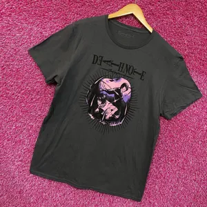 Death Note Light Yagami vs L in Ryuks Apple Anime Tee L thumbnail 3