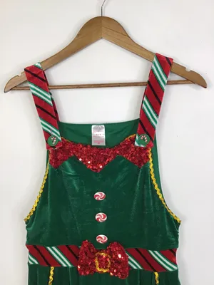 No Boundaries Juniors Christmas Jumpsuit Size Medium thumbnail 2