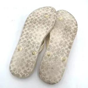 Coach Women's White Abbigail Flip Flop Thong Sandals Size 9 thumbnail 8
