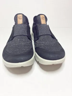 Ecco Biom Street Slip On Comfort Walking Sneakers - US 8 (EU 39) - Black Gray thumbnail 3