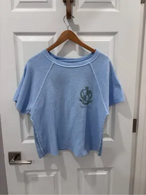 Retrobrand Terry cutoff sweatshirt size Small Blue thumbnail 7