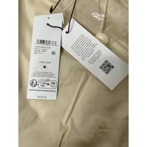 UGG Sun Shirt Jacket ButtonUp‎ Unisex Medium Pink Tan Cozy Chunky Oversized New thumbnail 7