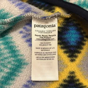 Patagonia Pullover Synchilla Snap T Blue Timber Twist Fleece Pullover Size Small thumbnail 14