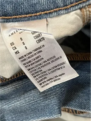 American Eagle Y2K Baggy Distressed Mom Jeans size 0 💙 thumbnail 5