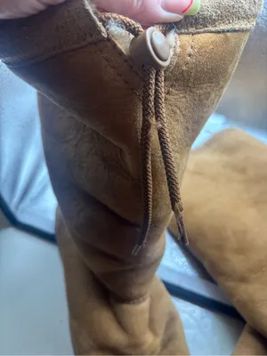 UGG Australia Ultimate Tall Winter Boots Womens Size 8 Chestnut Drawstring thumbnail 6