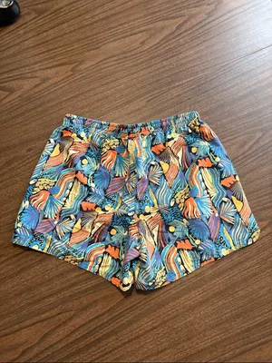 Patagonia Small Women's 5" Baggies Shorts Joy Pitch Blue thumbnail 2