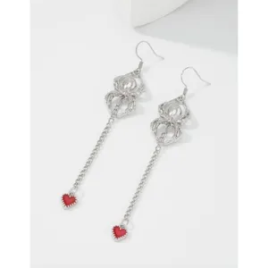NEW!! Spider Spooky Halloween Drop Earrings Dangling Hearts‎ Scary Whimsygoth thumbnail 3