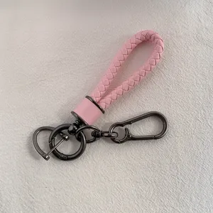 Car Keychain Carabiner Keychain for Men Women Braided Rope Bag Charm Key Rings thumbnail 3