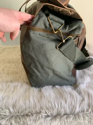 NWT Finley Mill Collection Origaudio Danville Weekender Duffel Bag Faux Leather thumbnail 4