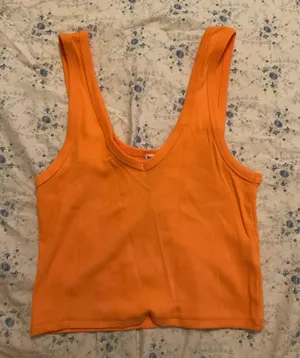 Garage Cute Orange Tank thumbnail 1